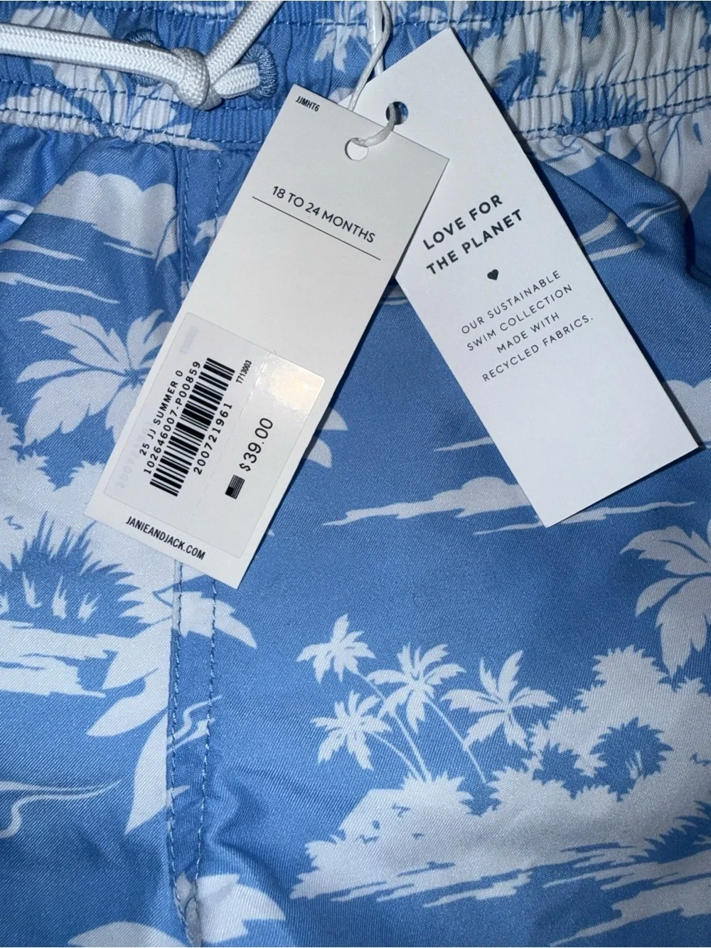 Janie and Jack tropical print